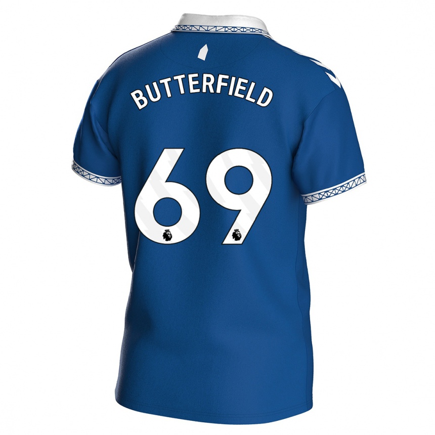 Women  Luke Butterfield #69 Royal Blue Home Jersey 2023/24 T-Shirt