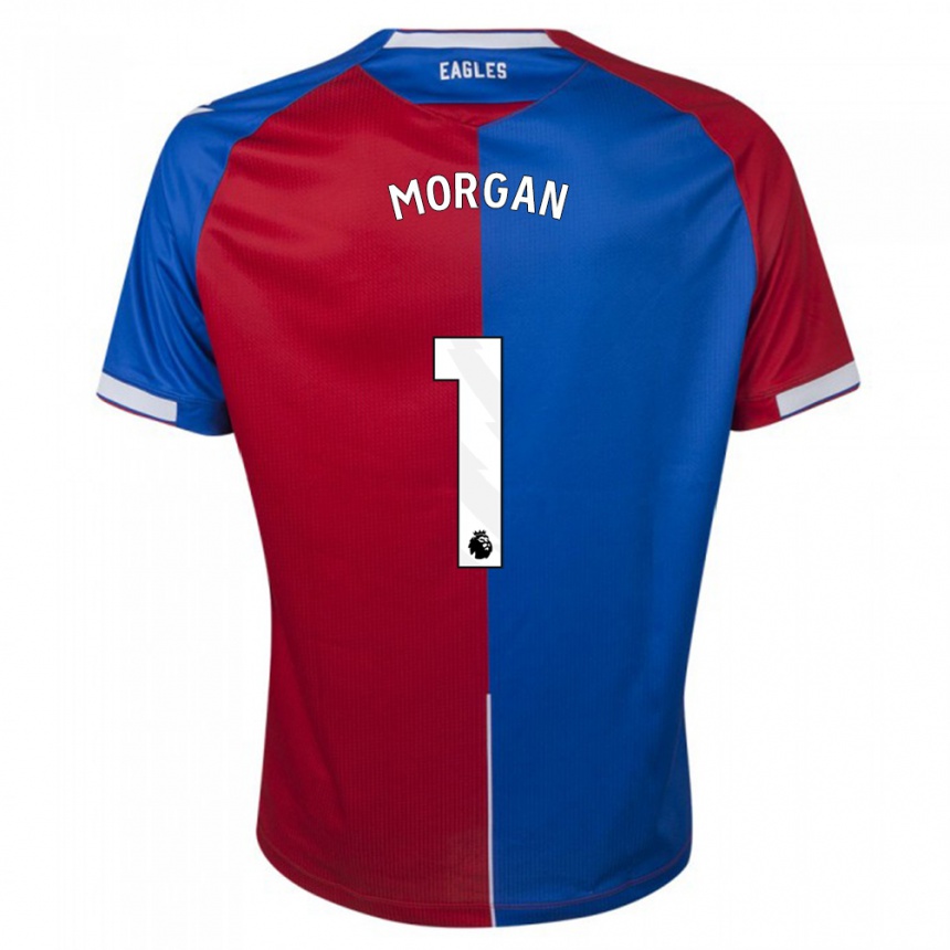 Women  Chloe Morgan #1 Red Blue Home Jersey 2023/24 T-Shirt