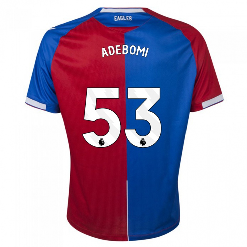 Women  Ademola Ola Adebomi #53 Red Blue Home Jersey 2023/24 T-Shirt