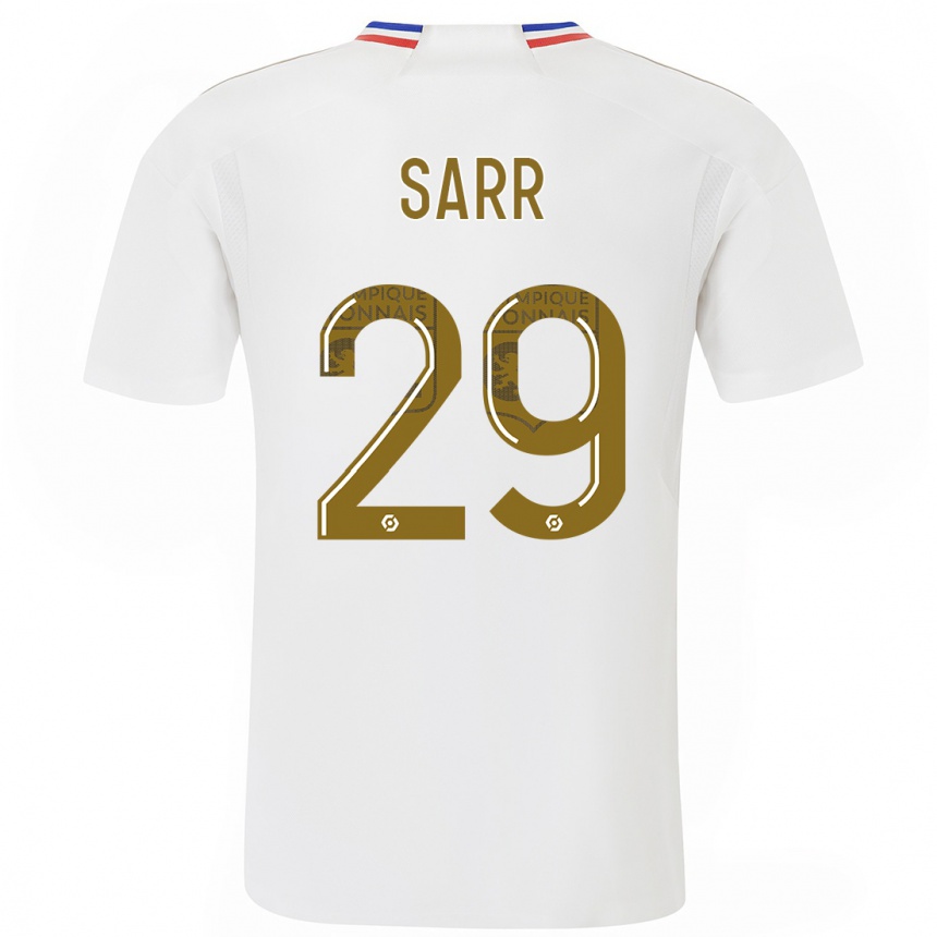 Women  Mamadou Sarr #29 White Home Jersey 2023/24 T-Shirt