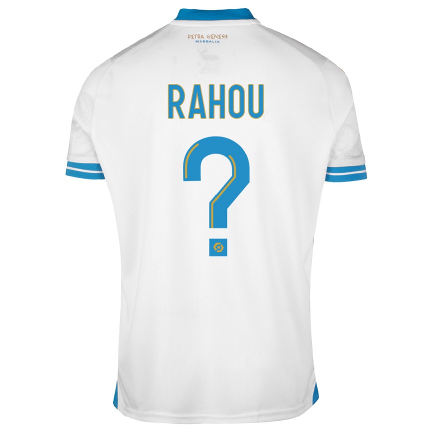 Women  Jores Rahou #0 White Home Jersey 2023/24 T-Shirt