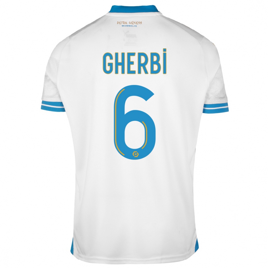 Women  Candice Gherbi #6 White Home Jersey 2023/24 T-Shirt