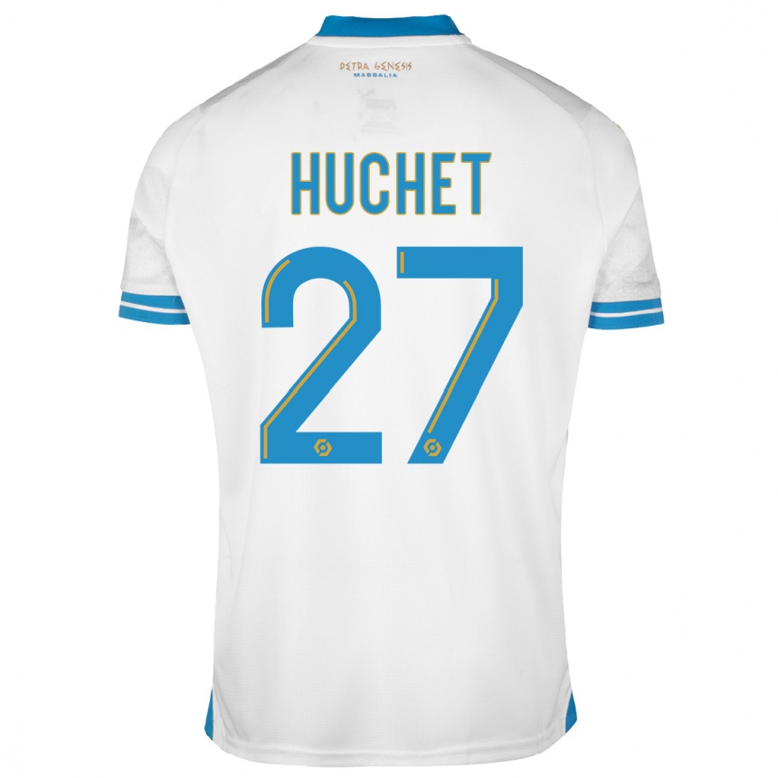 Women  Sarah Huchet #27 White Home Jersey 2023/24 T-Shirt