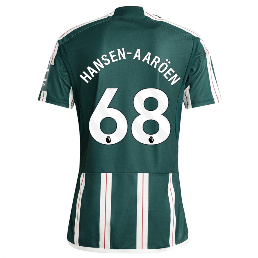 Women  Isak Hansen-Aaröen #68 Dark Green Away Jersey 2023/24 T-Shirt