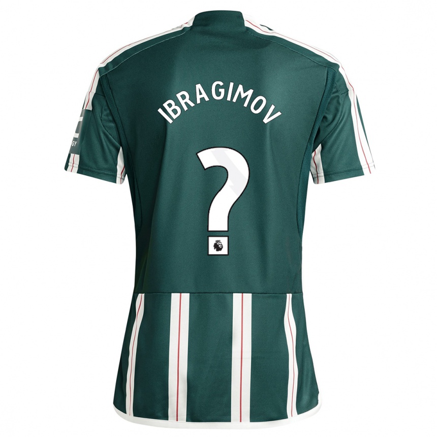 Women  Amir Ibragimov #0 Dark Green Away Jersey 2023/24 T-Shirt