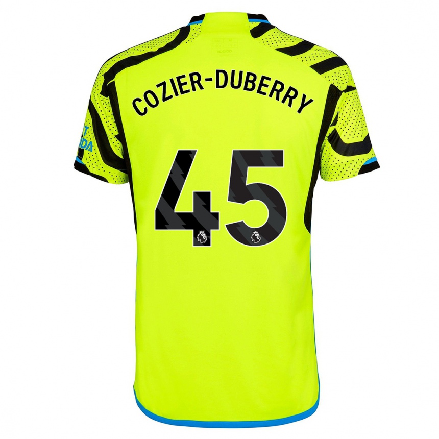 Women  Amario Cozier-Duberry #45 Yellow Away Jersey 2023/24 T-Shirt