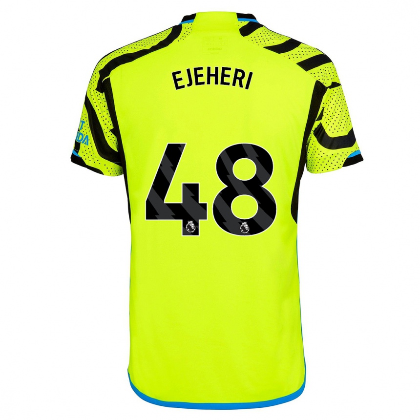 Women  Ovie Ejeheri #48 Yellow Away Jersey 2023/24 T-Shirt