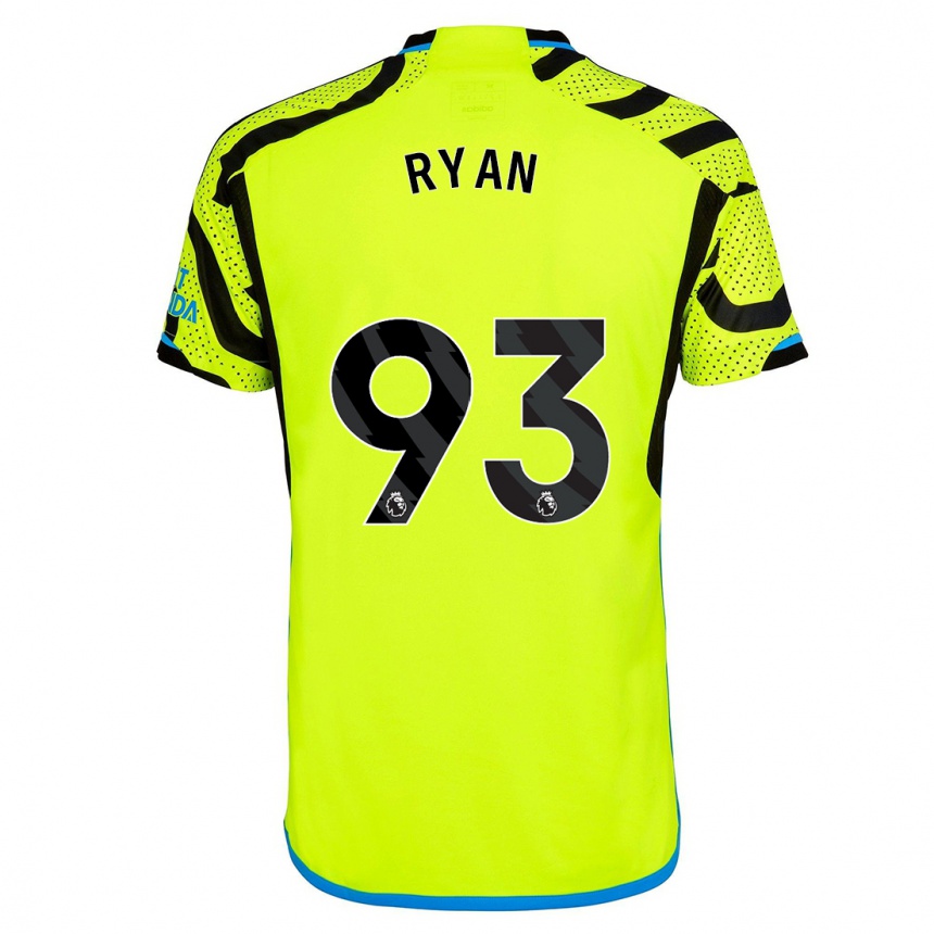 Women  Kamarni Ryan #93 Yellow Away Jersey 2023/24 T-Shirt