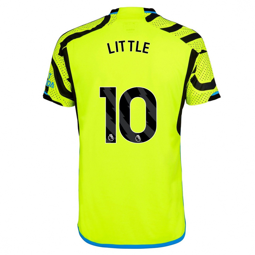 Women  Kim Little #10 Yellow Away Jersey 2023/24 T-Shirt