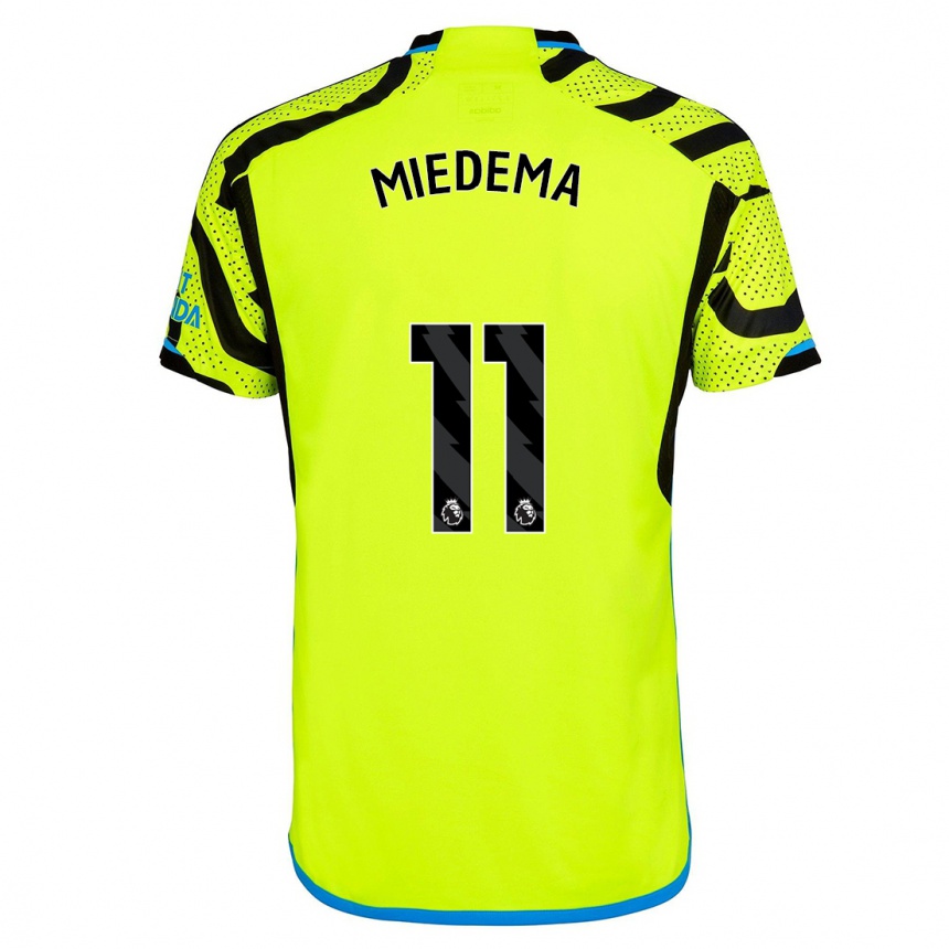 Women  Vivianne Miedema #11 Yellow Away Jersey 2023/24 T-Shirt