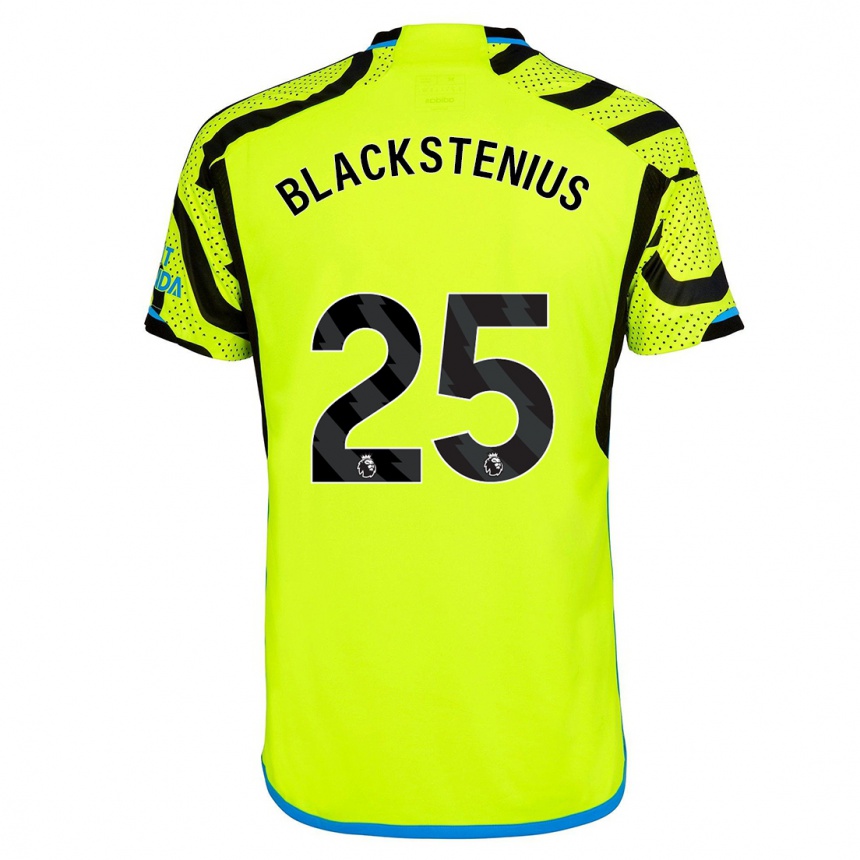 Women  Stina Blackstenius #25 Yellow Away Jersey 2023/24 T-Shirt