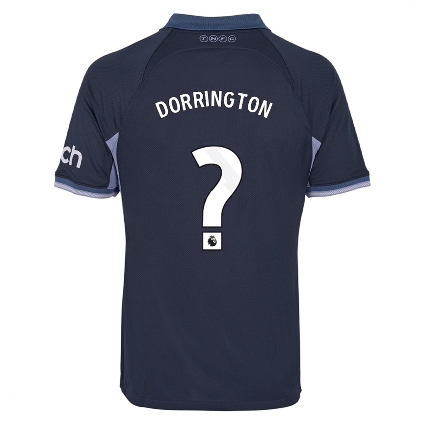 Women  Alfie Dorrington #0 Dark Blue Away Jersey 2023/24 T-Shirt