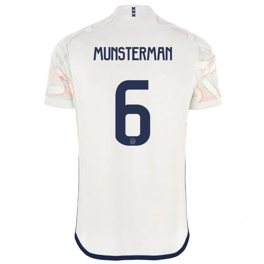 Women  Marthe Munsterman #6 White Away Jersey 2023/24 T-Shirt