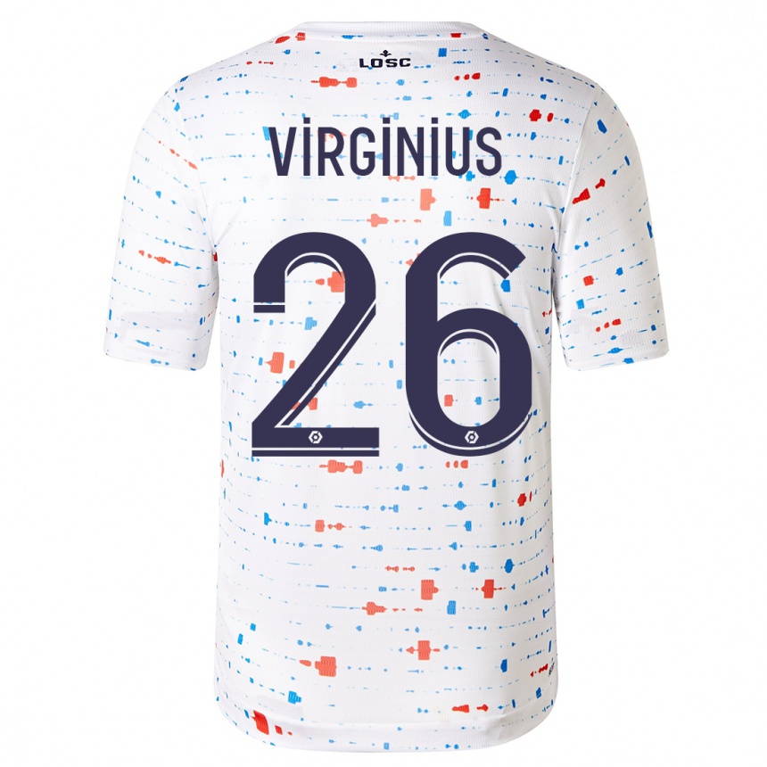 Women  Alan Virginius #26 White Away Jersey 2023/24 T-Shirt