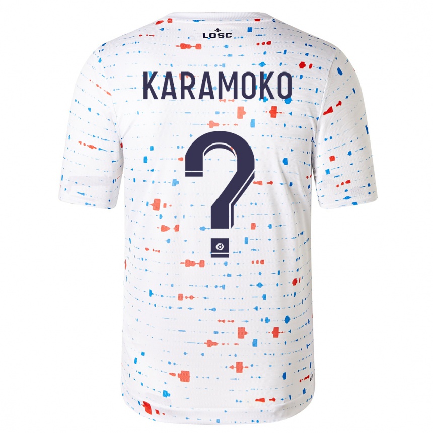 Women  Ibrahim Karamoko #0 White Away Jersey 2023/24 T-Shirt