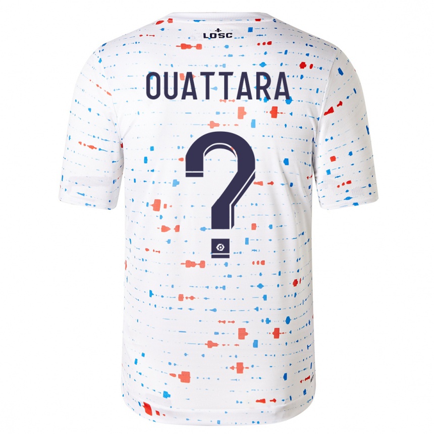 Women  Fadiga Ouattara #0 White Away Jersey 2023/24 T-Shirt