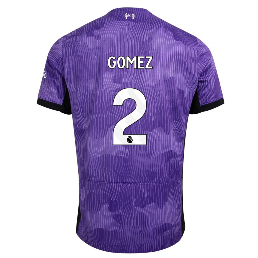 Women  Joe Gomez #2 Purple Third Jersey 2023/24 T-Shirt