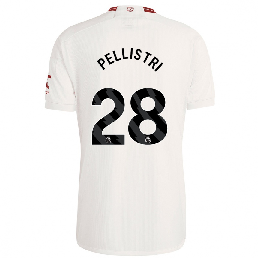 Women  Facundo Pellistri #28 White Third Jersey 2023/24 T-Shirt