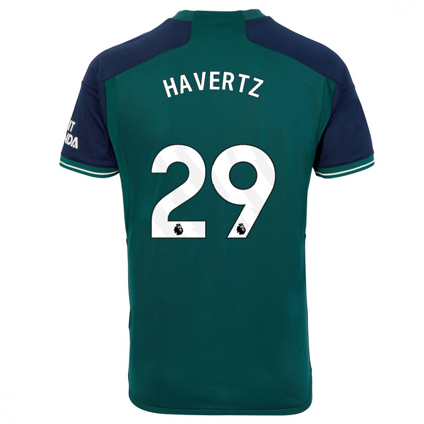 Women  Kai Havertz #29 Green Third Jersey 2023/24 T-Shirt