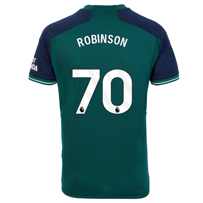 Women  Josh Robinson #70 Green Third Jersey 2023/24 T-Shirt