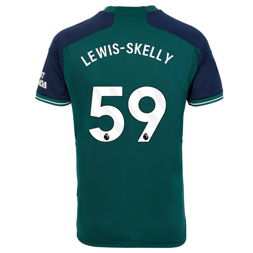 Women  Myles Lewis-Skelly #59 Green Third Jersey 2023/24 T-Shirt