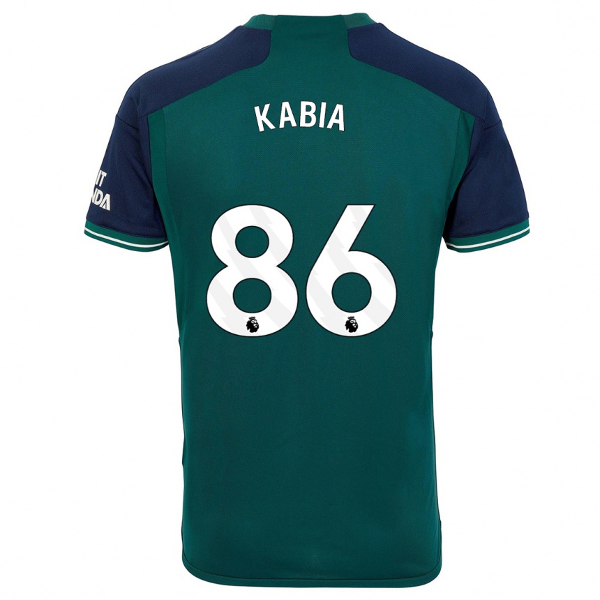 Women  Ismeal Kabia #86 Green Third Jersey 2023/24 T-Shirt