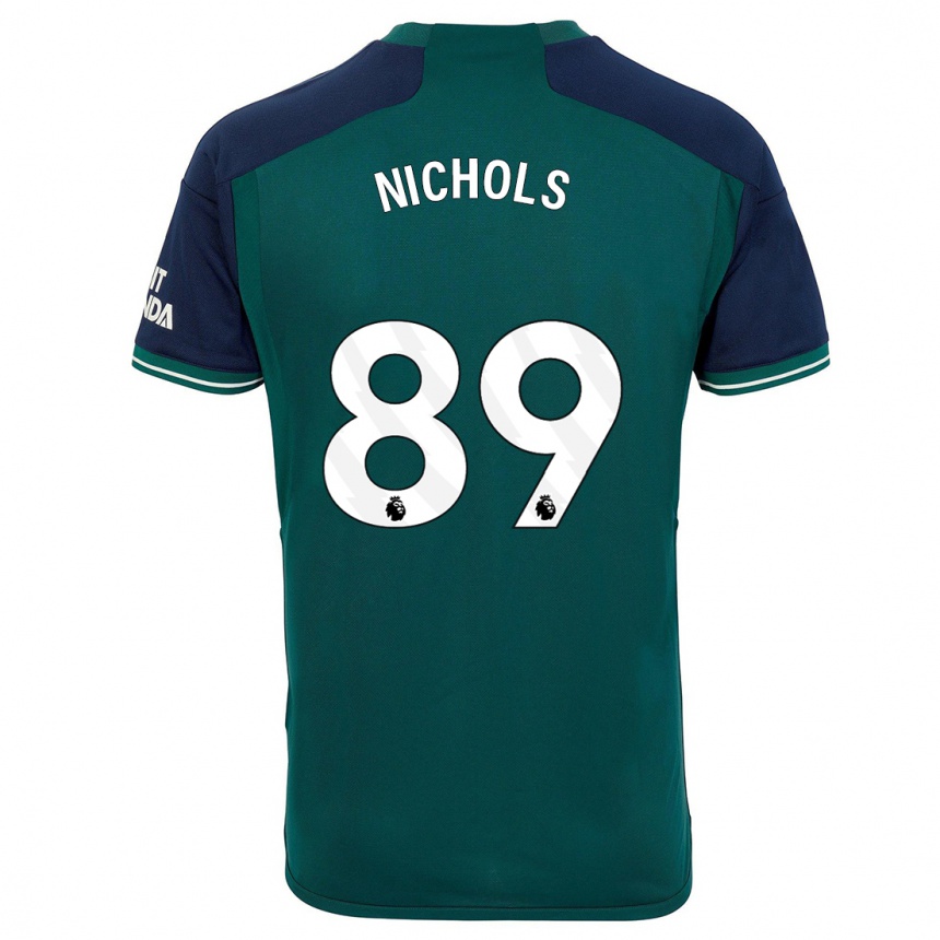 Women  Josh Nichols #89 Green Third Jersey 2023/24 T-Shirt