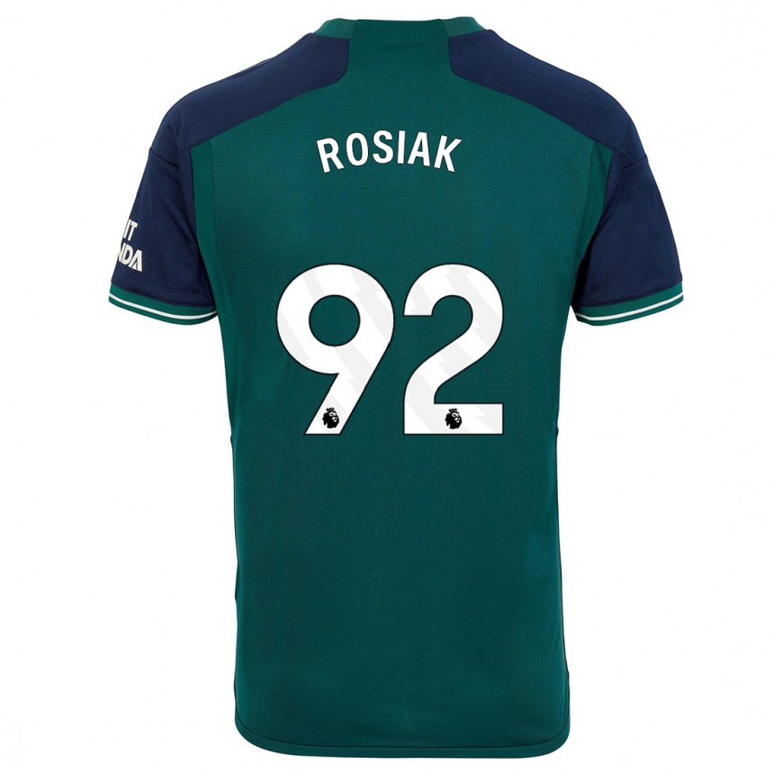 Women  Michal Rosiak #92 Green Third Jersey 2023/24 T-Shirt