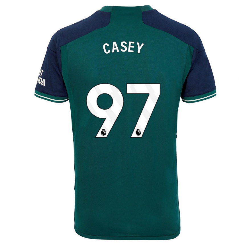 Women  Dan Casey #97 Green Third Jersey 2023/24 T-Shirt