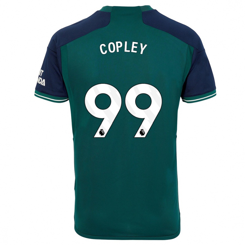 Women  Louie Copley #99 Green Third Jersey 2023/24 T-Shirt