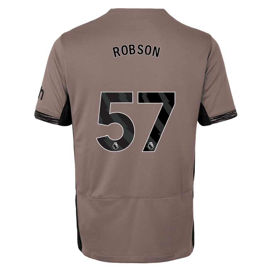 Women  Max Robson #57 Dark Beige Third Jersey 2023/24 T-Shirt