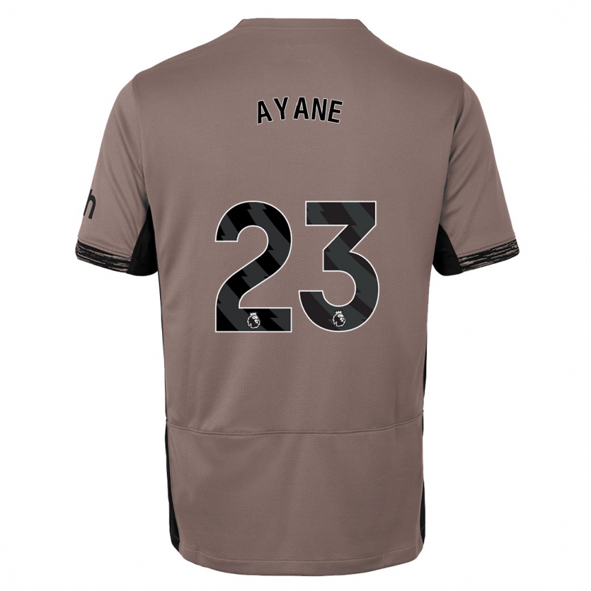 Women  Rosella Ayane #23 Dark Beige Third Jersey 2023/24 T-Shirt