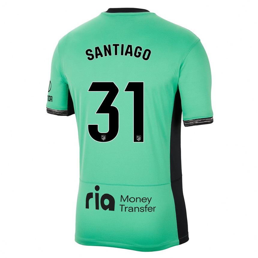 Women  Abraham Santiago #31 Spring Green Third Jersey 2023/24 T-Shirt