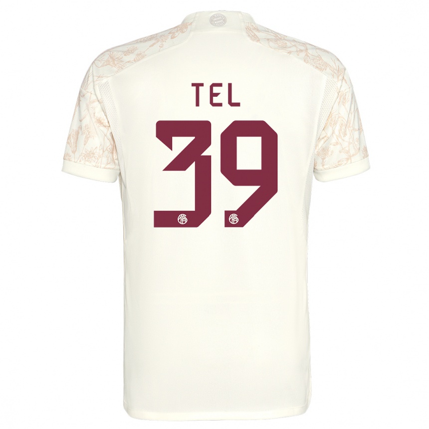 Women  Mathys Tel #39 Off White Third Jersey 2023/24 T-Shirt