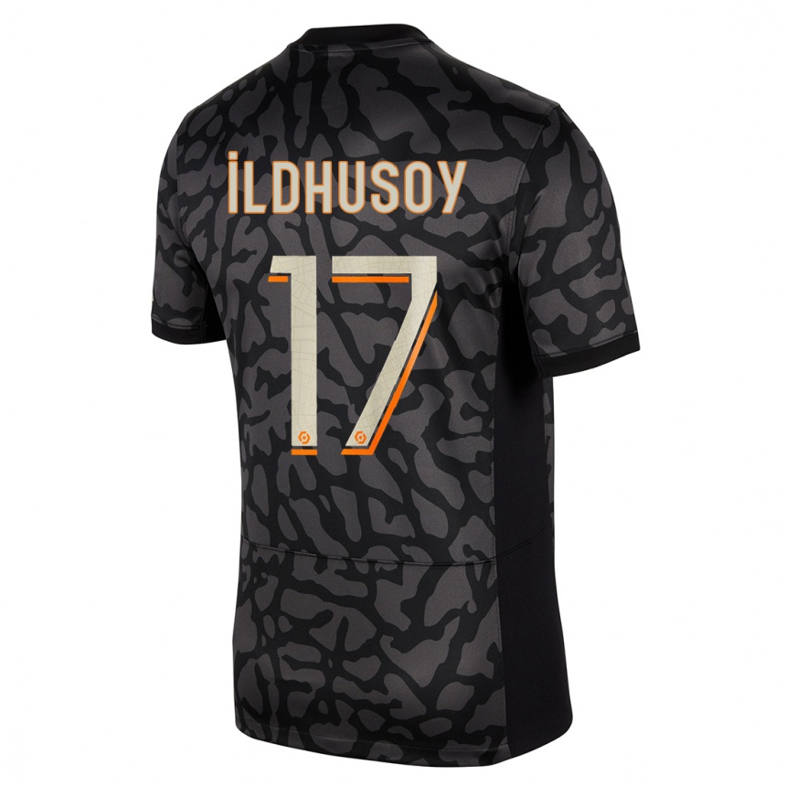 Women  Celin Bizet Ildhusoy #17 Black Third Jersey 2023/24 T-Shirt