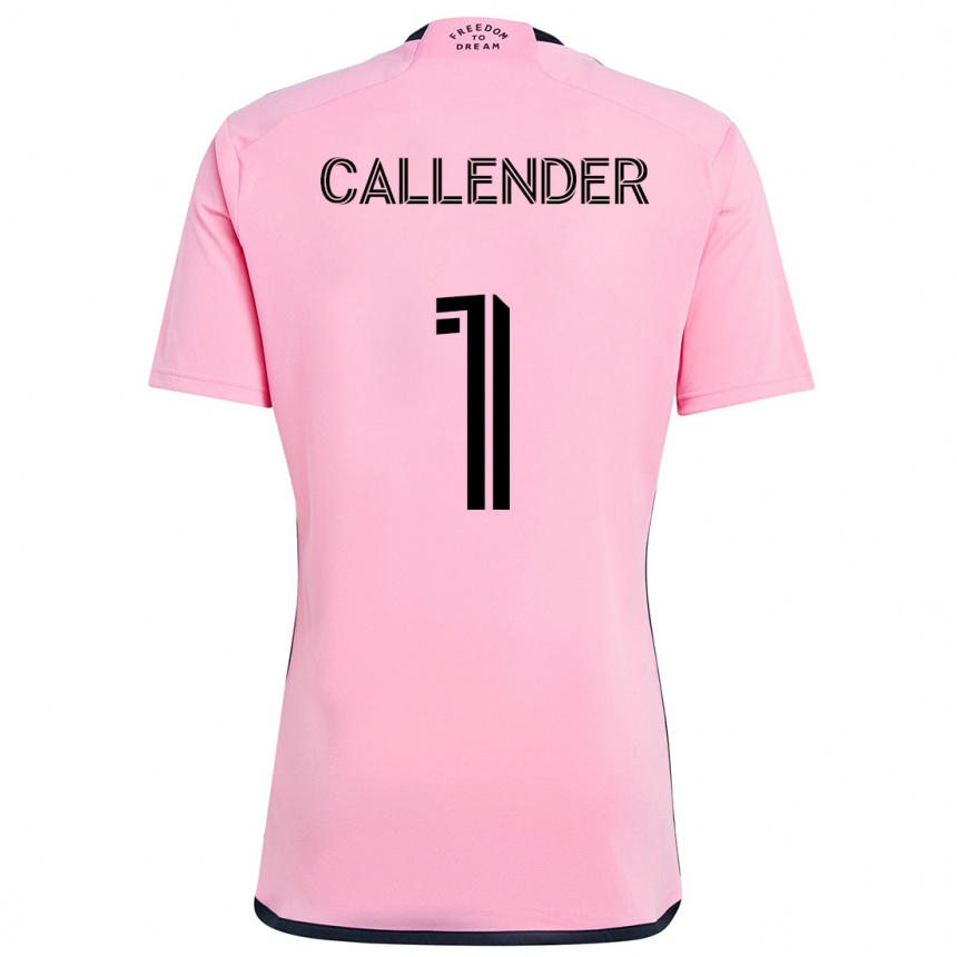 Kids Football Drake Callender #1 Pink Home Jersey 2024/25 T-Shirt