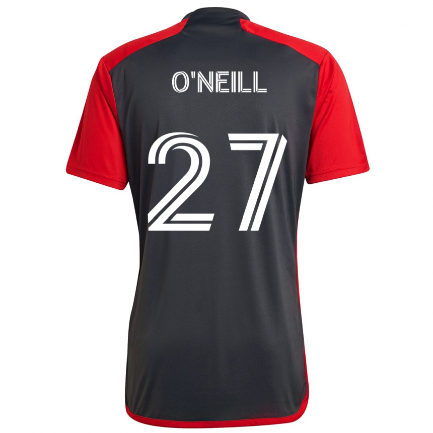 Kids Football Shane O'neill #27 Grayn Red Home Jersey 2024/25 T-Shirt