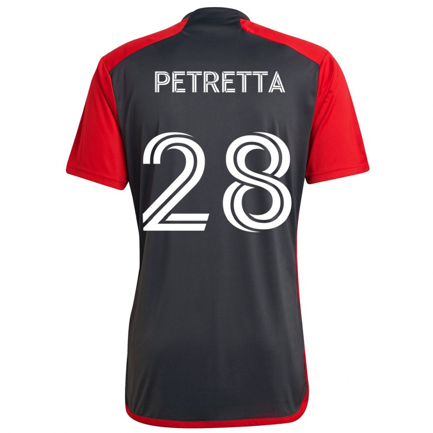 Kids Football Raoul Petretta #28 Grayn Red Home Jersey 2024/25 T-Shirt