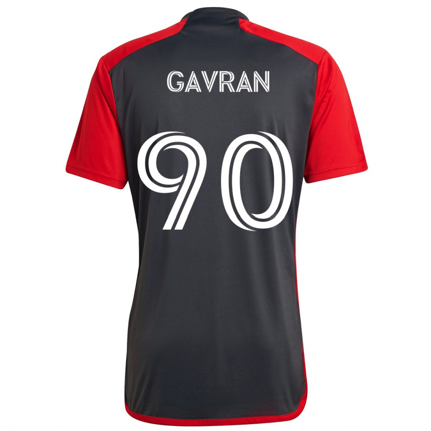 Kids Football Luka Gavran #90 Grayn Red Home Jersey 2024/25 T-Shirt