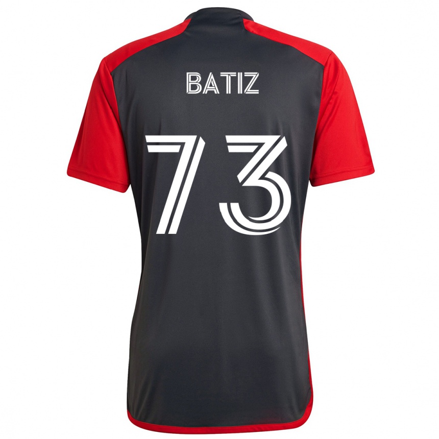 Kids Football Jesus Batiz #73 Grayn Red Home Jersey 2024/25 T-Shirt