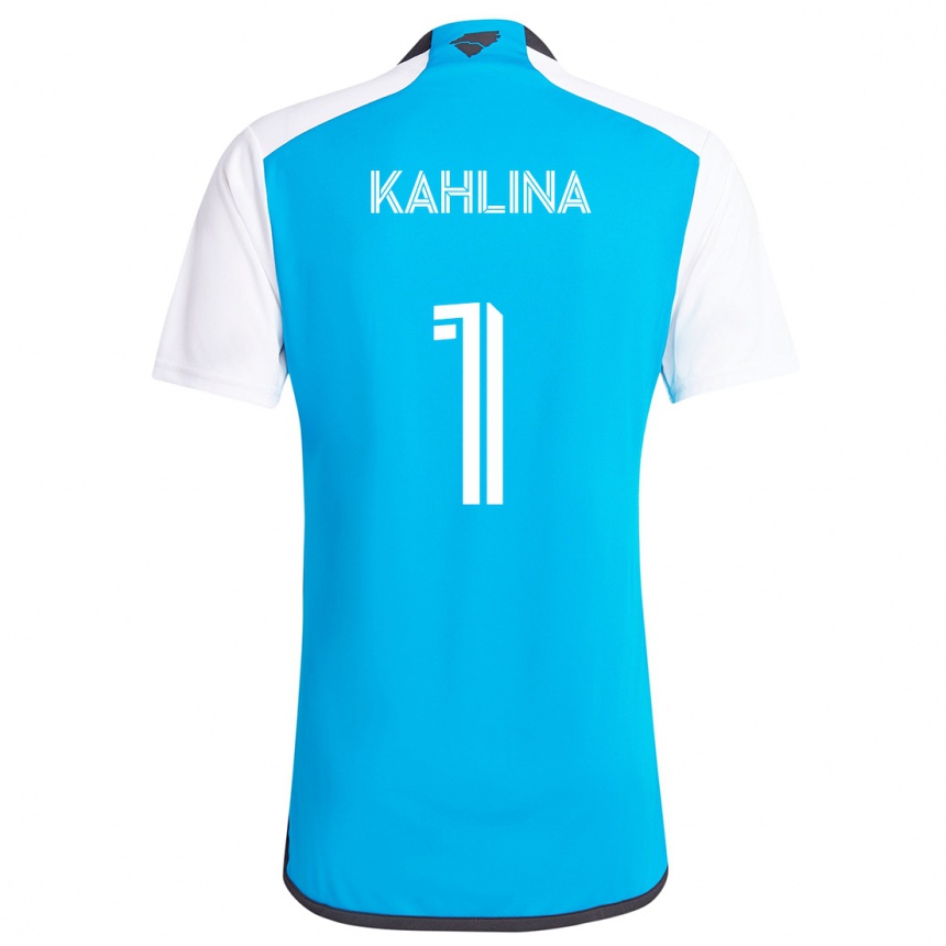 Kids Football Kristijan Kahlina #1 Blue White Home Jersey 2024/25 T-Shirt