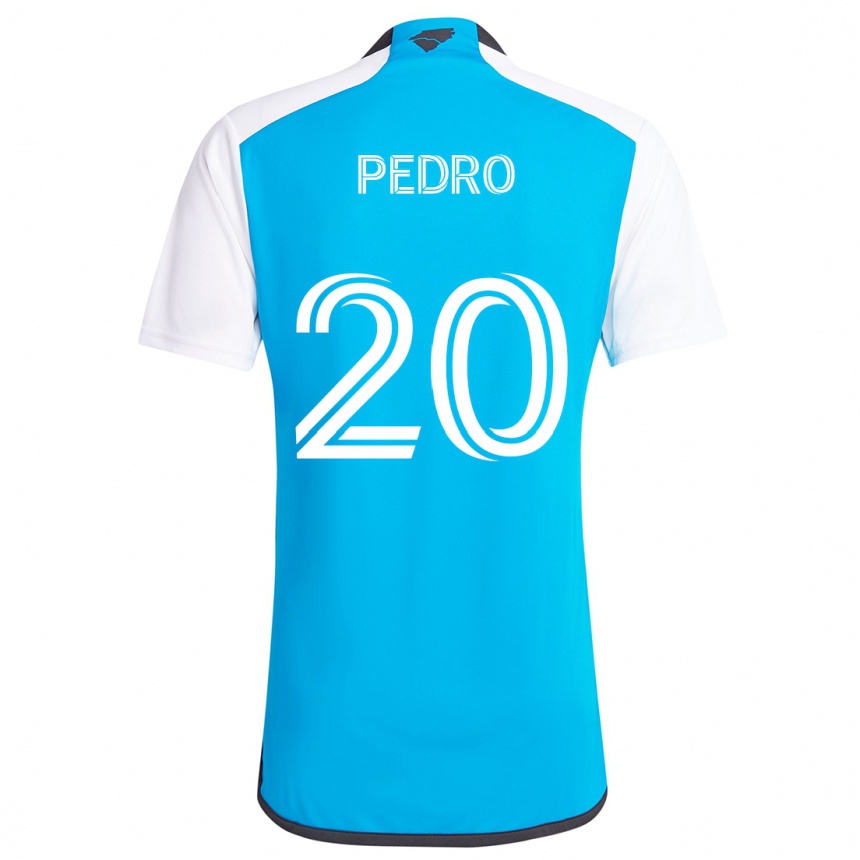 Kids Football João Pedro #20 Blue White Home Jersey 2024/25 T-Shirt