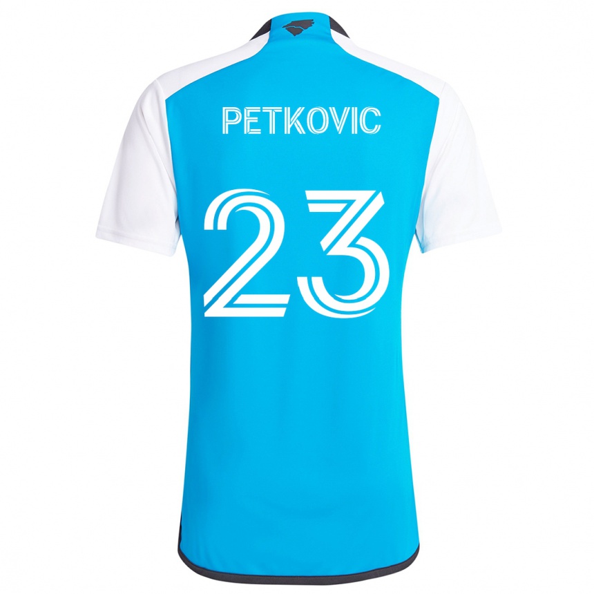 Kids Football Nikola Petkovic #23 Blue White Home Jersey 2024/25 T-Shirt