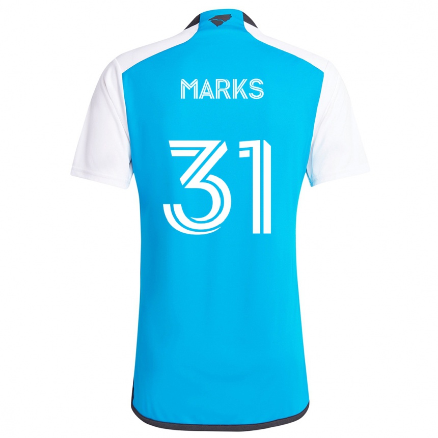 Kids Football George Marks #31 Blue White Home Jersey 2024/25 T-Shirt