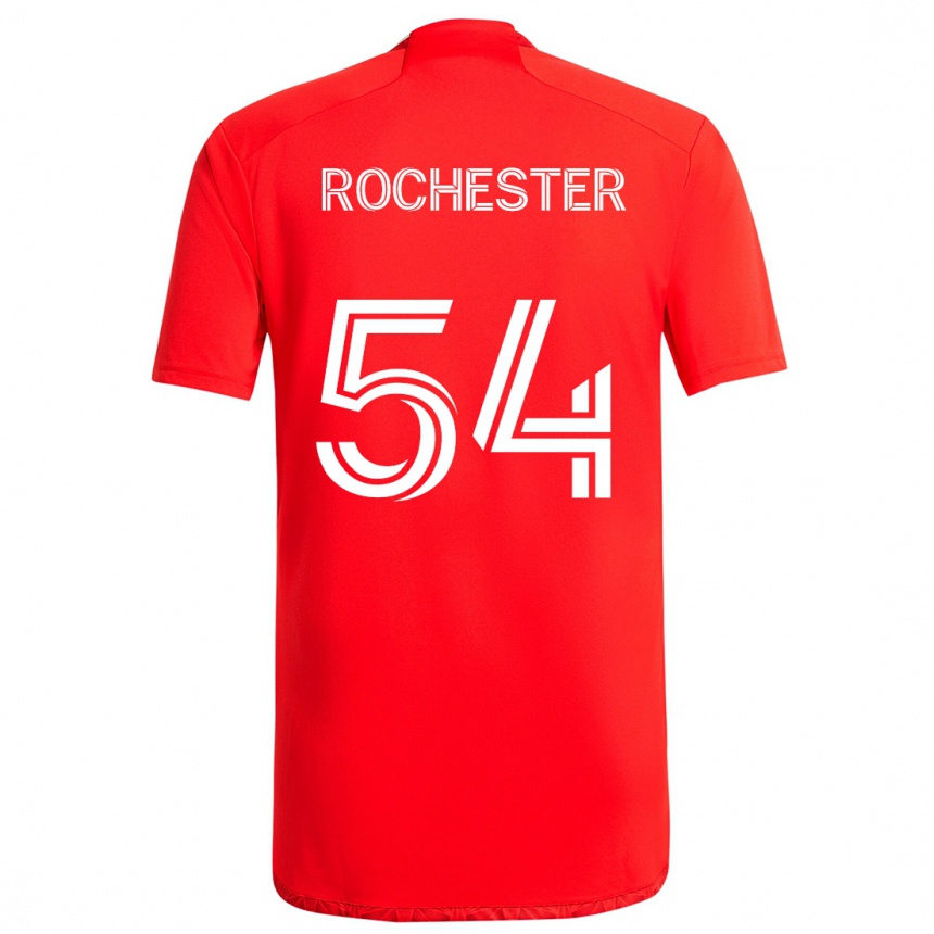 Kids Football Lamonth Rochester #54 Red White Home Jersey 2024/25 T-Shirt