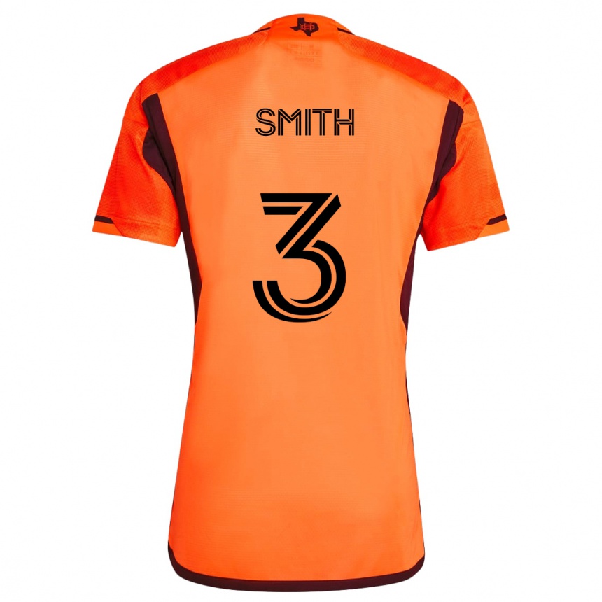 Kids Football Brad Smith #3 Orange Black Home Jersey 2024/25 T-Shirt