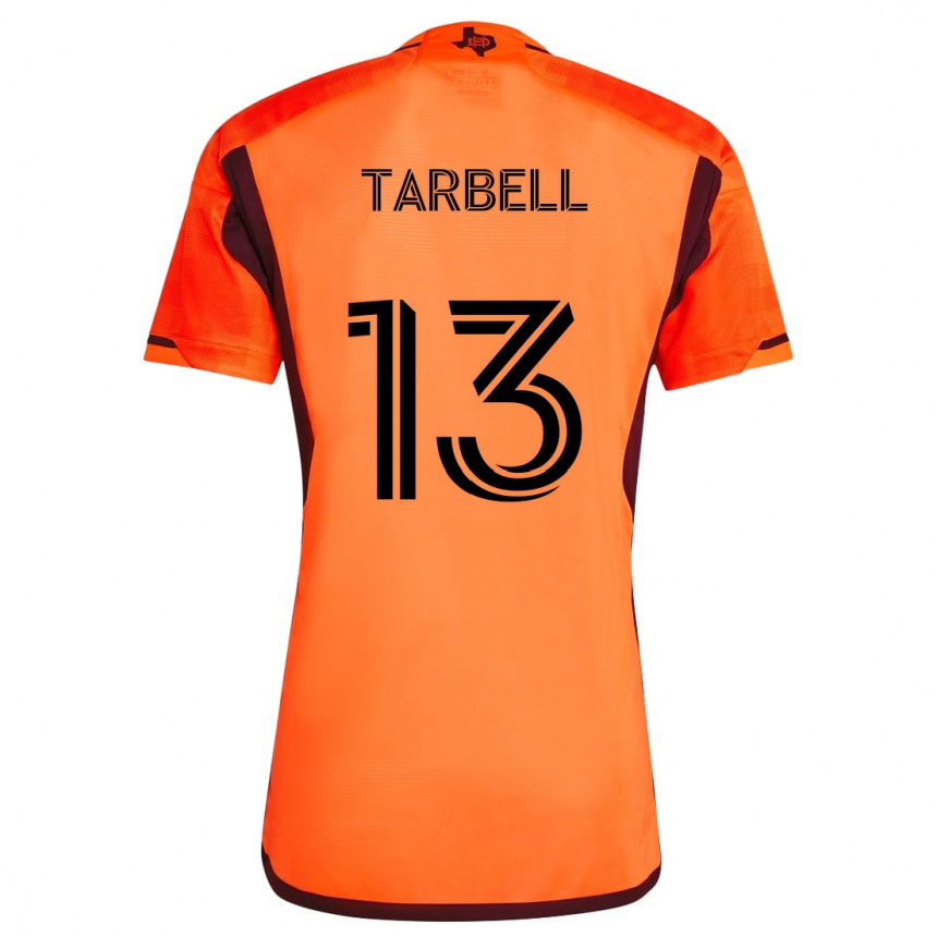 Kids Football Andrew Tarbell #13 Orange Black Home Jersey 2024/25 T-Shirt