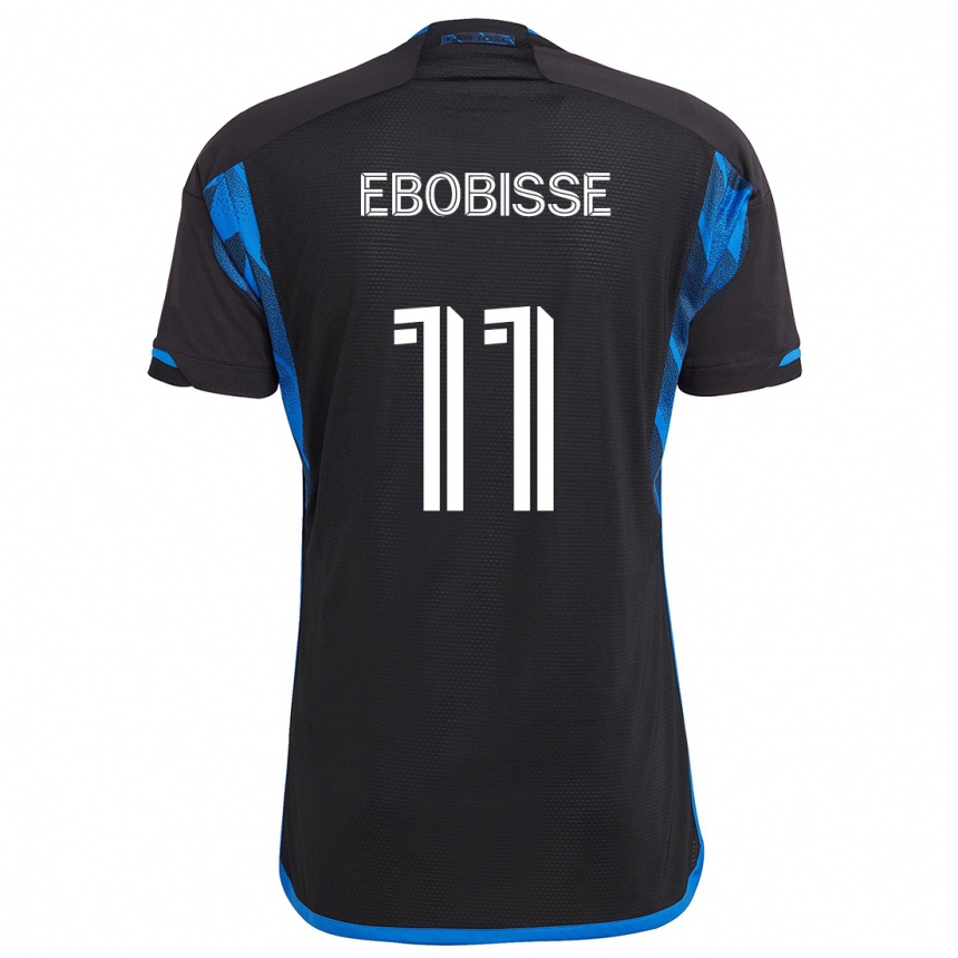 Kids Football Jeremy Ebobisse #11 Blue Black Home Jersey 2024/25 T-Shirt