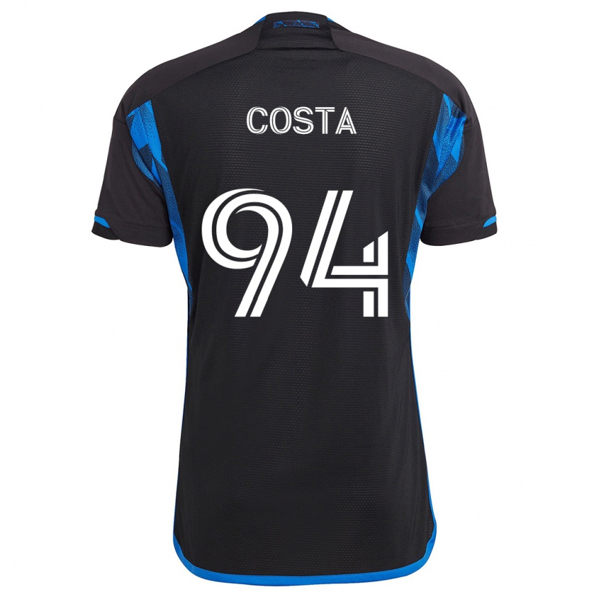 Kids Football Vítor Costa #94 Blue Black Home Jersey 2024/25 T-Shirt