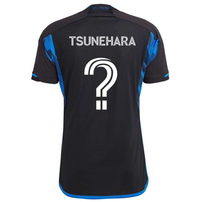 Kids Football Roka Tsunehara #0 Blue Black Home Jersey 2024/25 T-Shirt